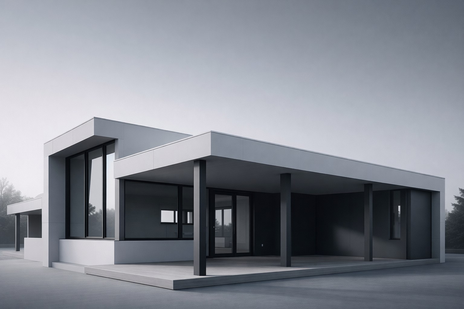 Merano Group — architectural render of a private residence